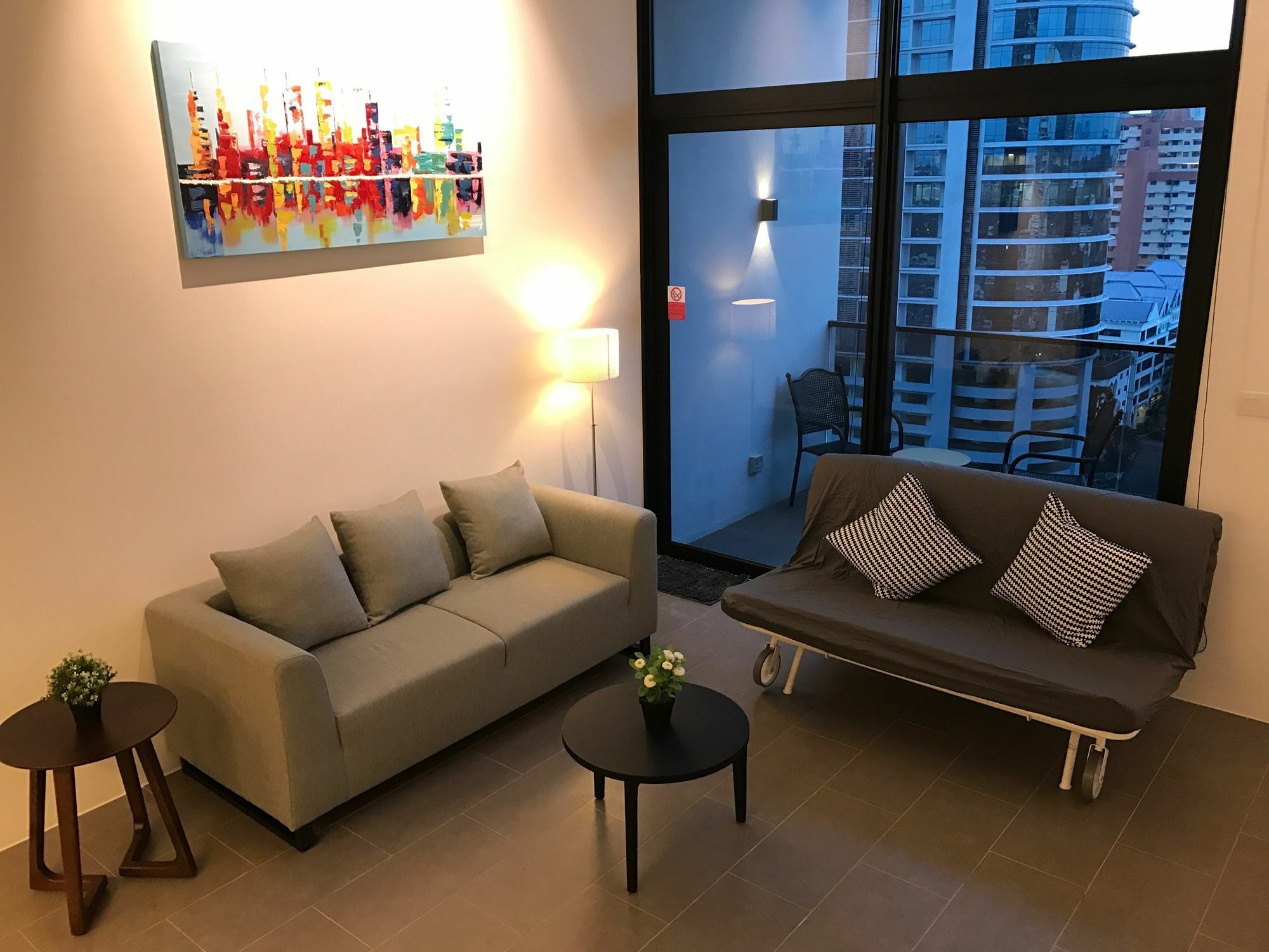 Hotel Alila Bangsar Kuala Lumpur Exteriér fotografie A living room with a sofa bed